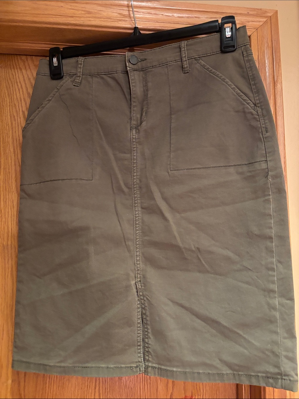 Westport 1962, olive green skirt, 8